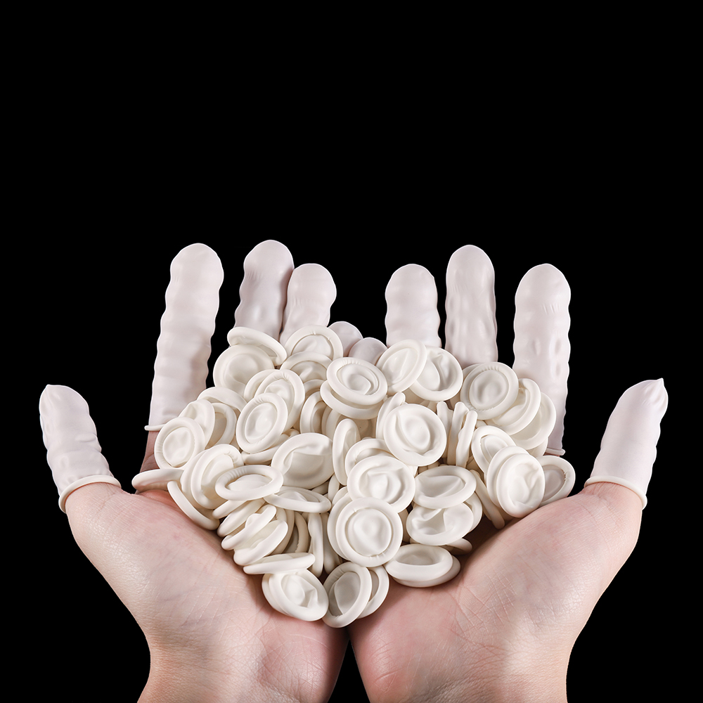 Disposable Gloves Nitrile - 50/100 pçs branco descartável pontas dos