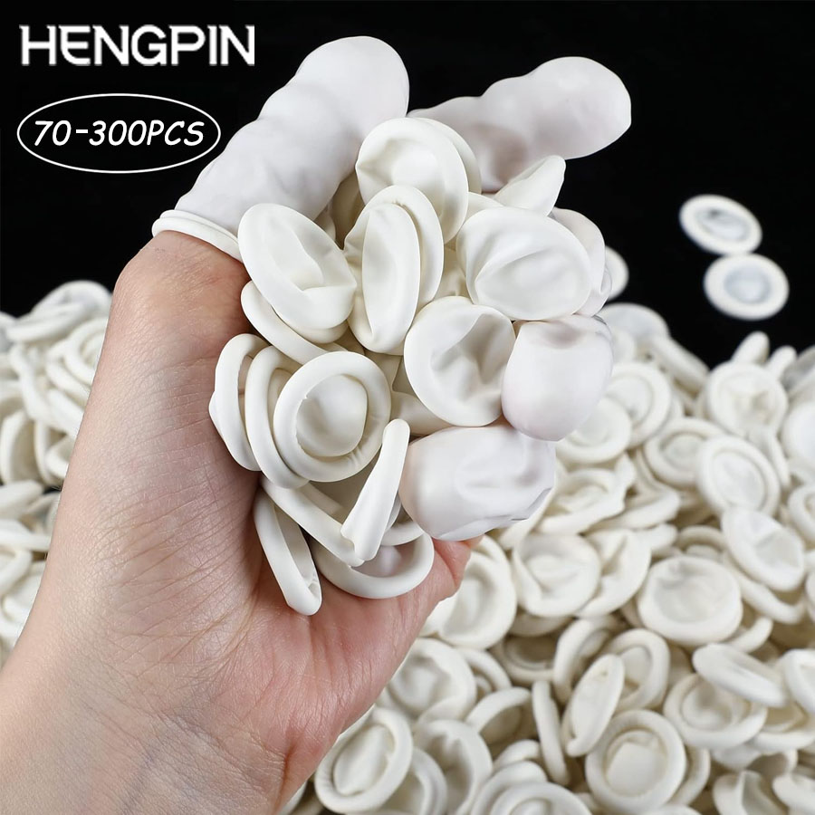 Disposable Gloves Nitrile - HENGPIN 70/300pcs Protetor de pontas dos