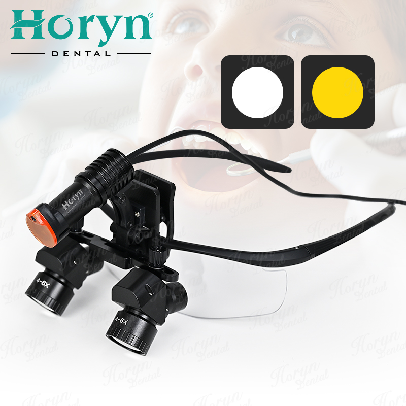 Medical Lab Equipment - Lupa binocular dental 4x-6x lupa ajustável