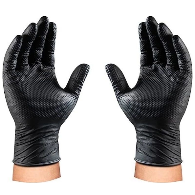 Luvas de Nitrilo Pretas Descar - Disposable Gloves Nitrile avaliação e preço