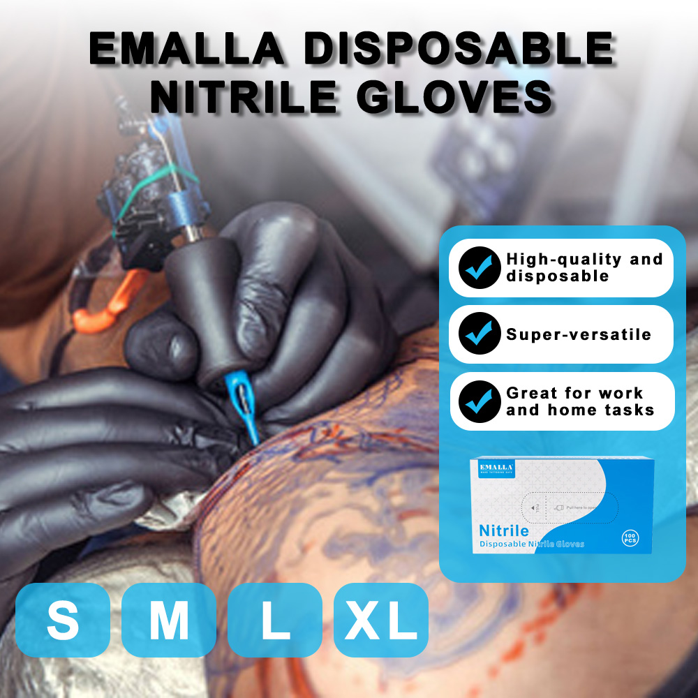 100/50/10 pçs luvas descartáve - Disposable Gloves Nitrile avaliação e preço