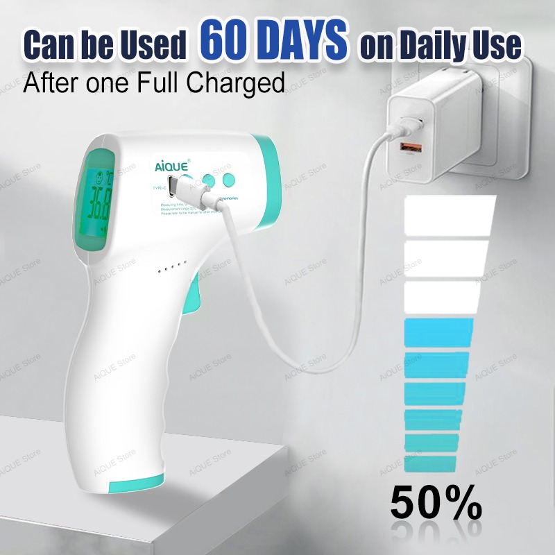 Digital recarregável AiQUE ℃ ℉ - Digital Thermometer Infrared avaliação e preço