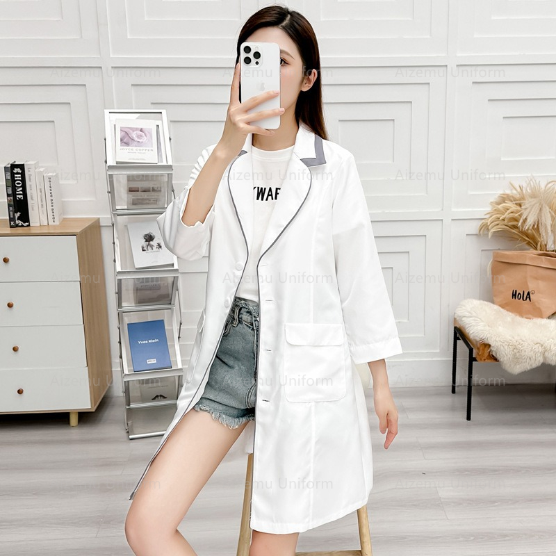 Uniforme de beleza preto com r - Medical Lab Hospital avaliação e preço