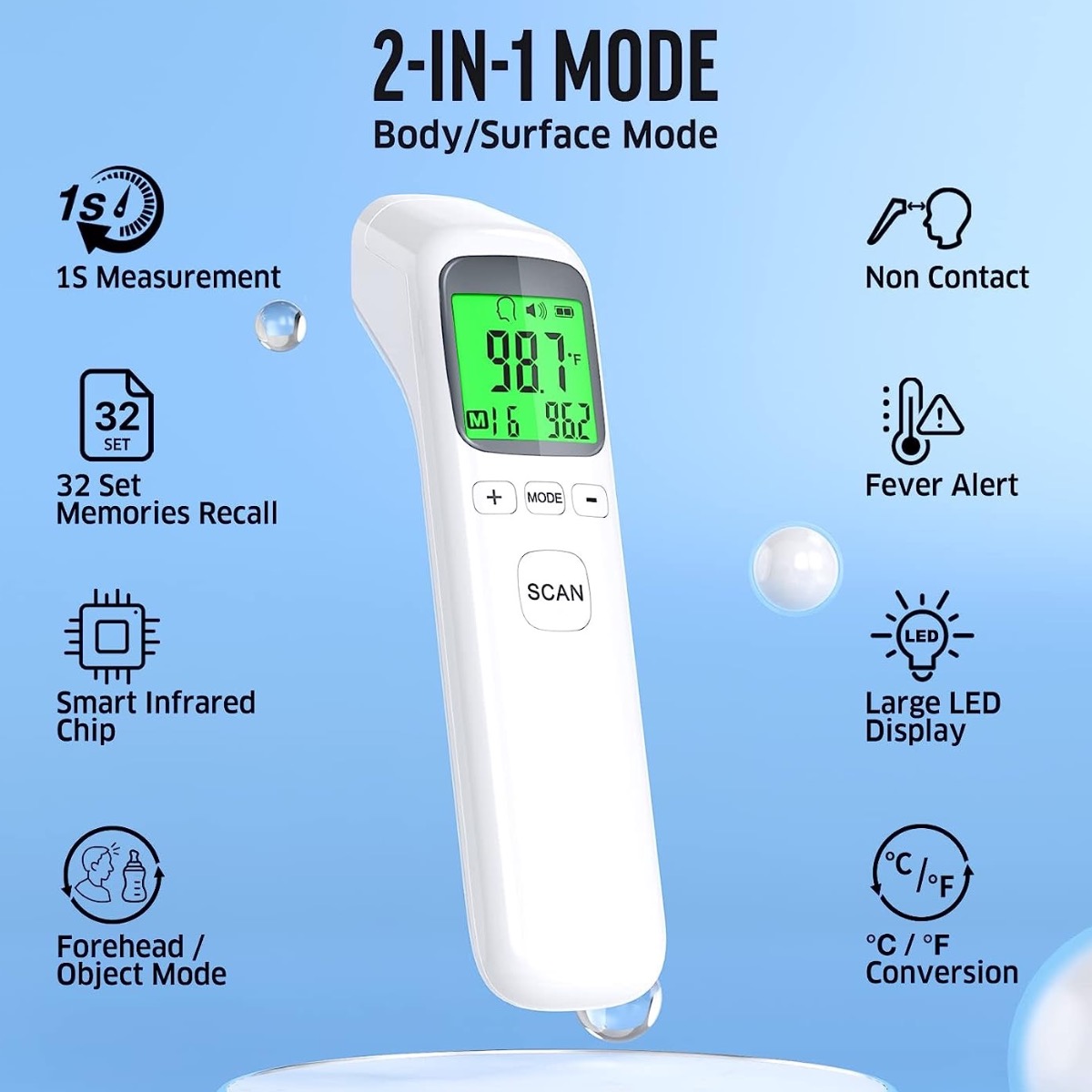 Termômetro para Adultos e Cria - Digital Thermometer Infrared avaliação e preço