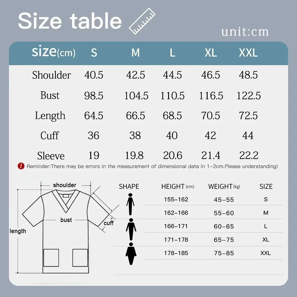 Women Short Sleeve V Neck Shir - Medical Lab Hospital avaliação e preço