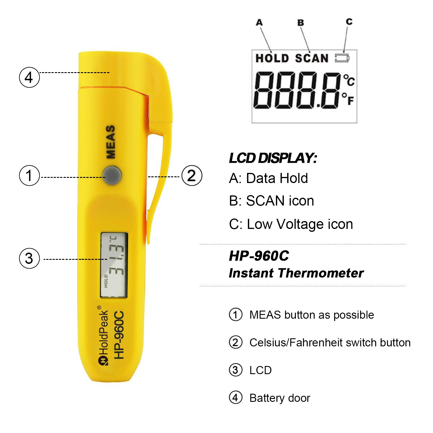 Termômetro Infravermelho Mini  - Digital Thermometer Infrared avaliação e preço