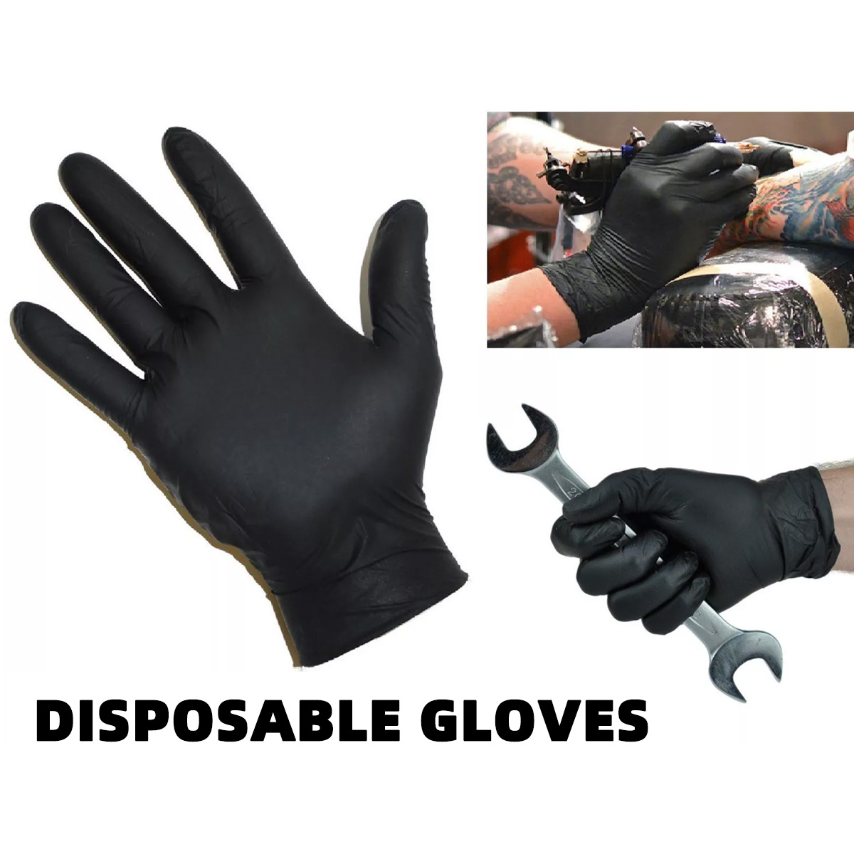 Luva descartável embalagem luv - Disposable Gloves Nitrile avaliação e preço